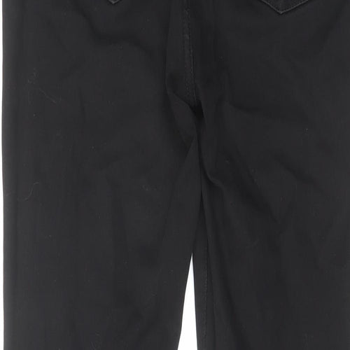 NEXT Womens Black Cotton Skinny Jeans Size 30 in L28 in Regular Zip