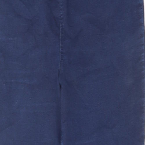 Papaya Womens Blue Cotton Jegging Jeans Size 14 L28 in Regular