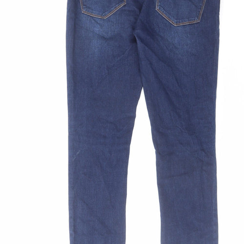 Mama-licious Womens Blue Cotton Jegging Jeans Size 28 in L32 in Regular
