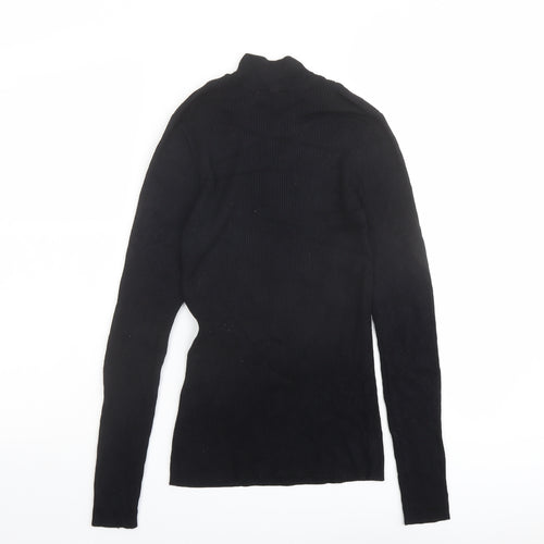 JDY Womens Black High Neck Viscose Pullover Jumper Size S