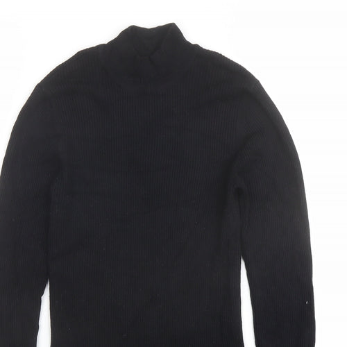 JDY Womens Black High Neck Viscose Pullover Jumper Size S