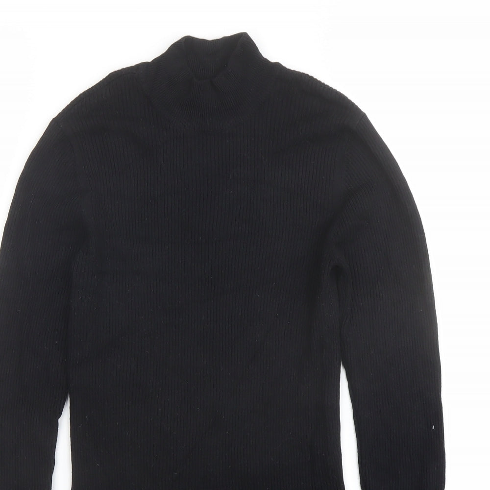 JDY Womens Black High Neck Viscose Pullover Jumper Size S