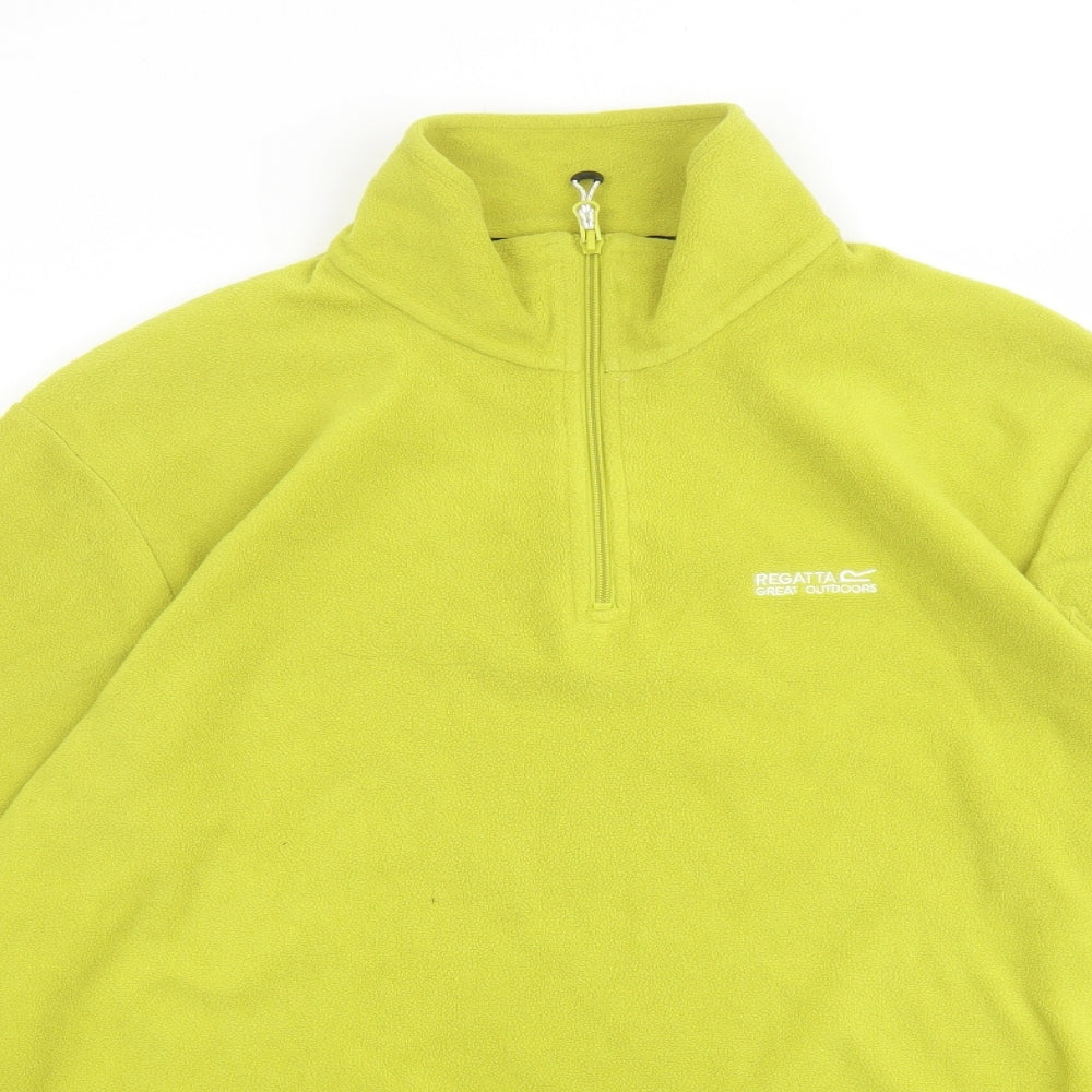 Regatta Mens Green Polyester Pullover Sweatshirt Size M