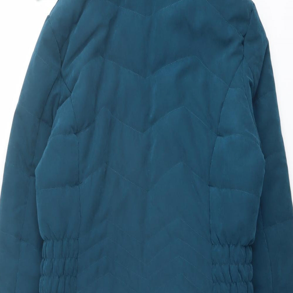 BHS Womens Blue Jacket Size 12 Zip