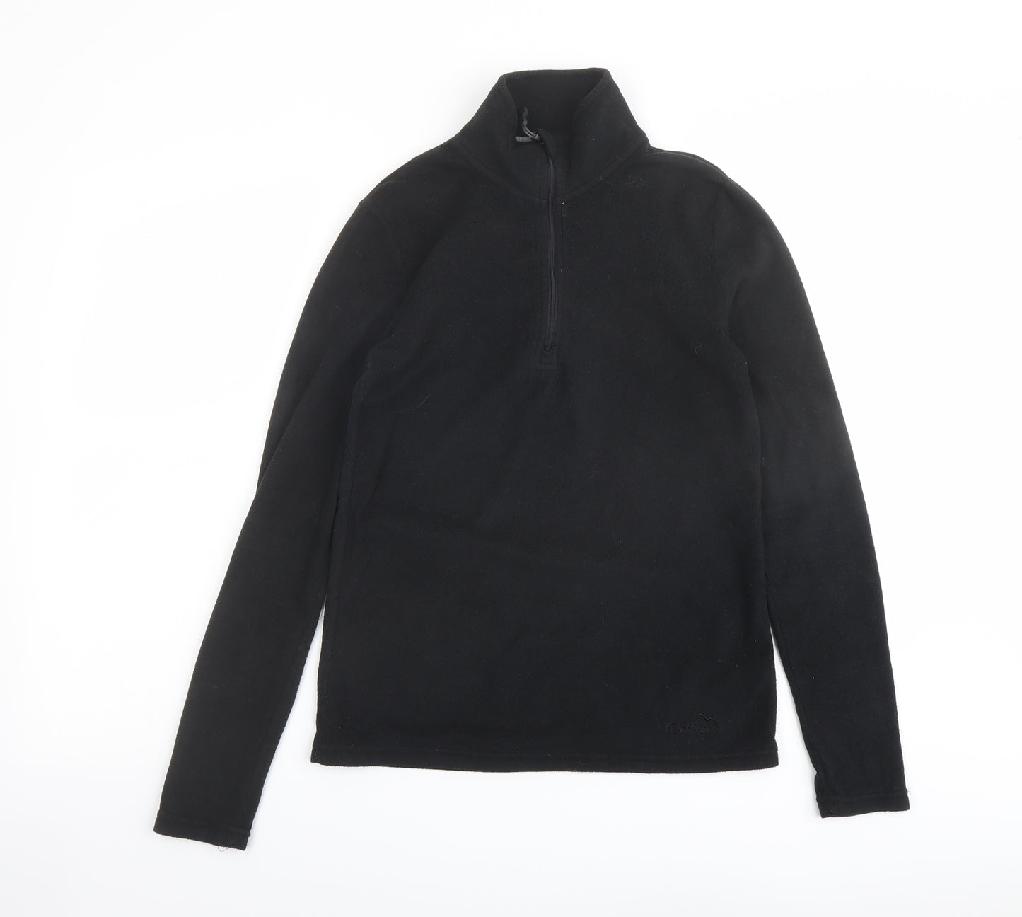 Peter Storm Womens Black Polyester Pullover Sweatshirt Size 10 Zip