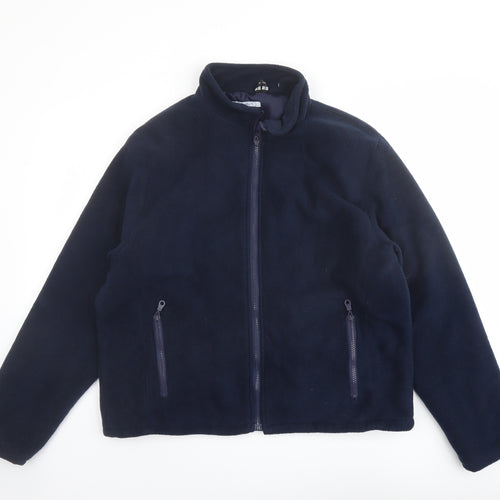 Penny Plain Womens Blue Jacket Size 22 Zip
