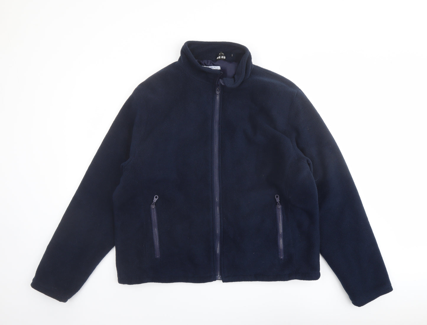 Penny Plain Womens Blue Jacket Size 22 Zip