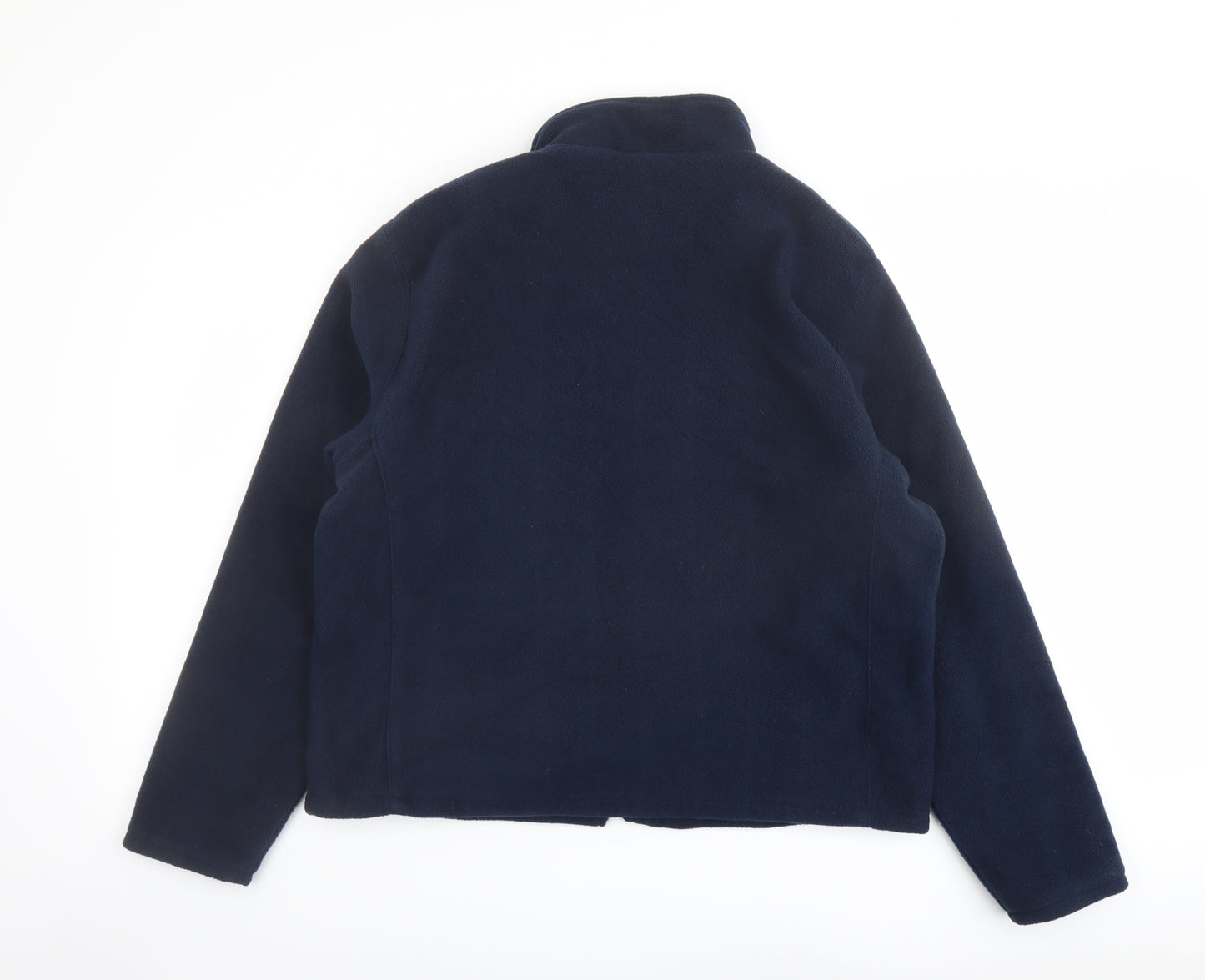 Penny Plain Womens Blue Jacket Size 22 Zip