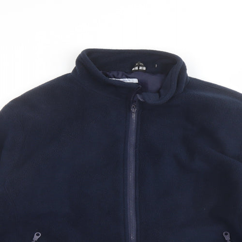 Penny Plain Womens Blue Jacket Size 22 Zip