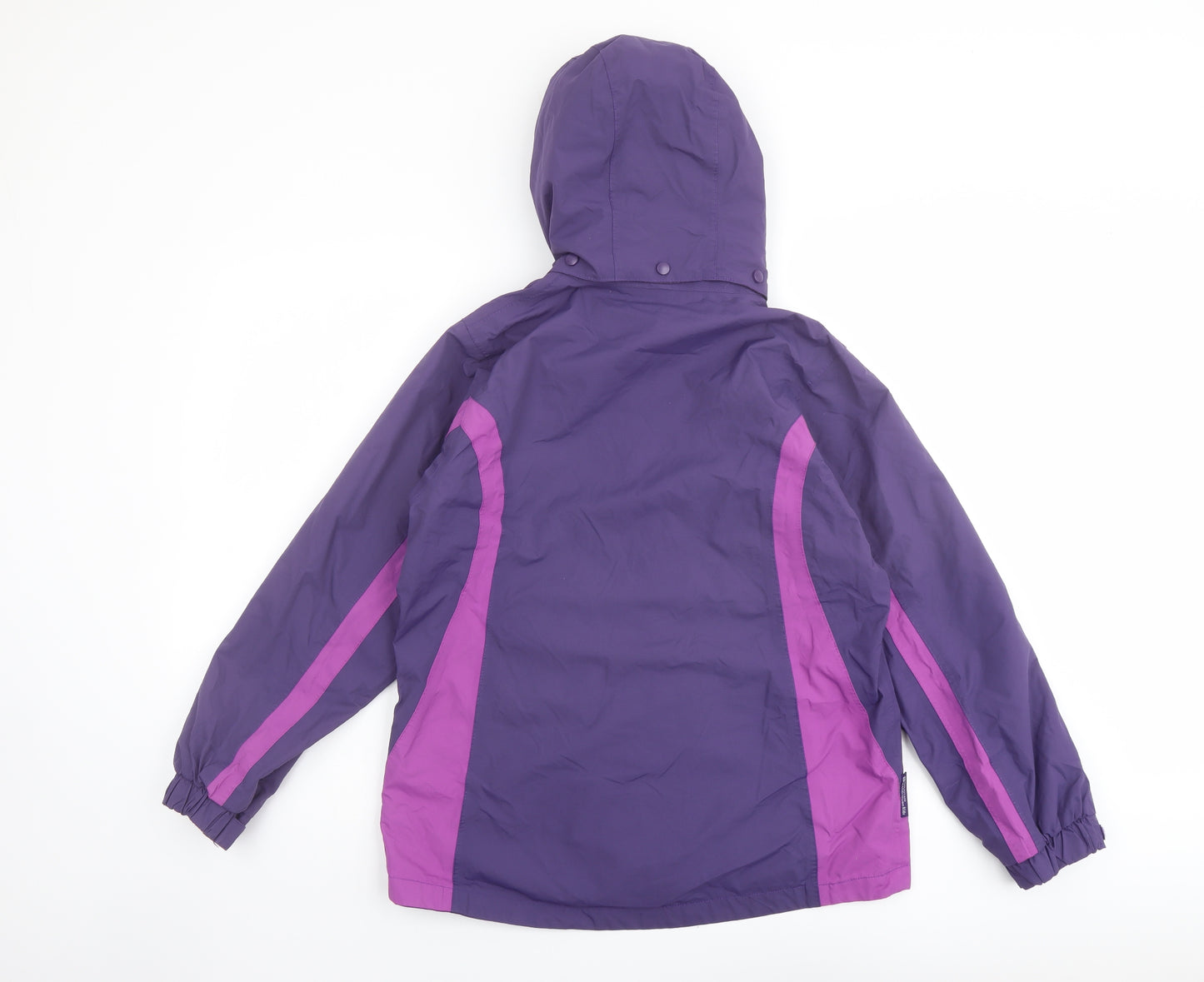 Mountain Warehouse Girls Purple Rain Coat Coat Size 13 Years Zip