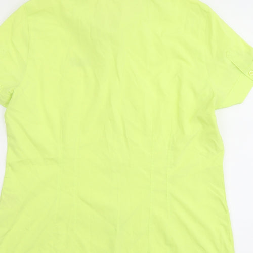 Jack Wolfskin Womens Green Polyester Basic Polo Size 18 Collared