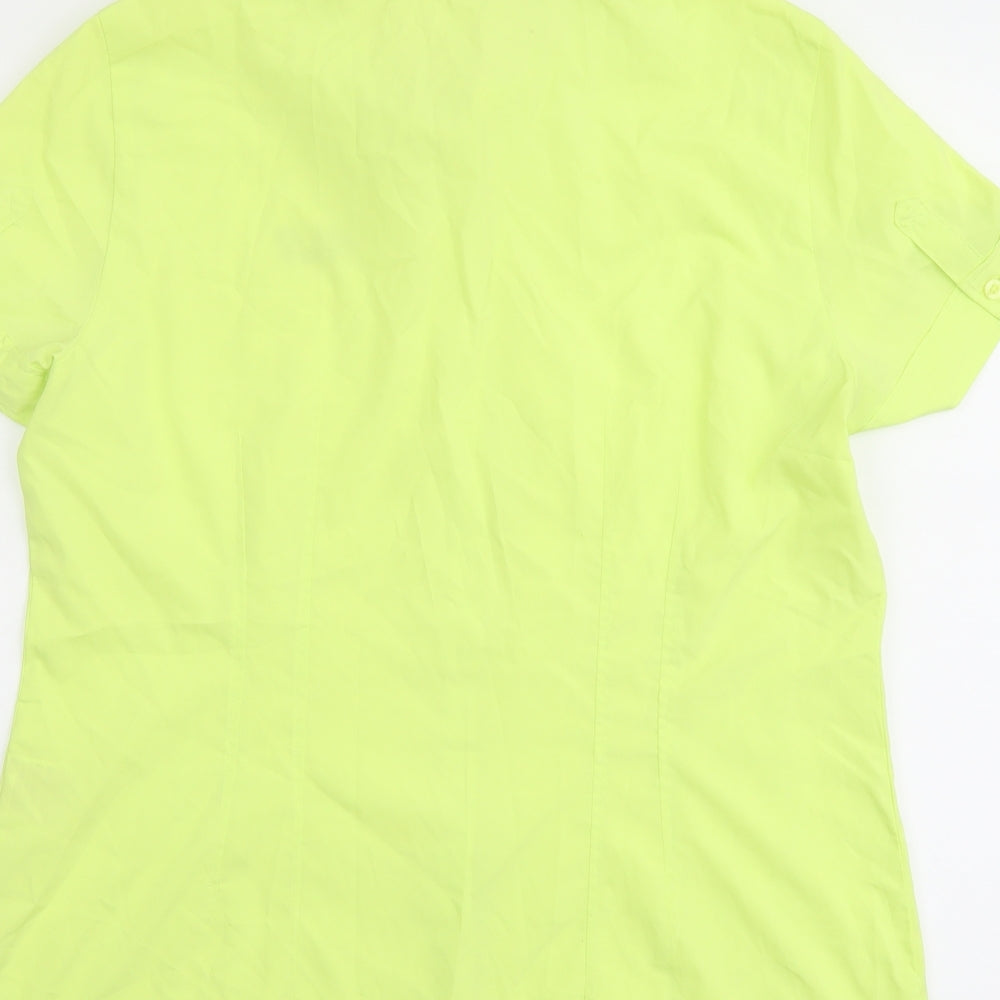 Jack Wolfskin Womens Green Polyester Basic Polo Size 18 Collared