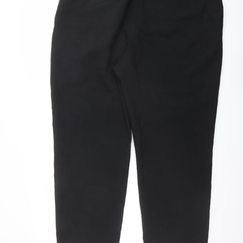 Marks and Spencer Womens Black Polyester Dress Pants Trousers Size 20 L28 in Regular Button