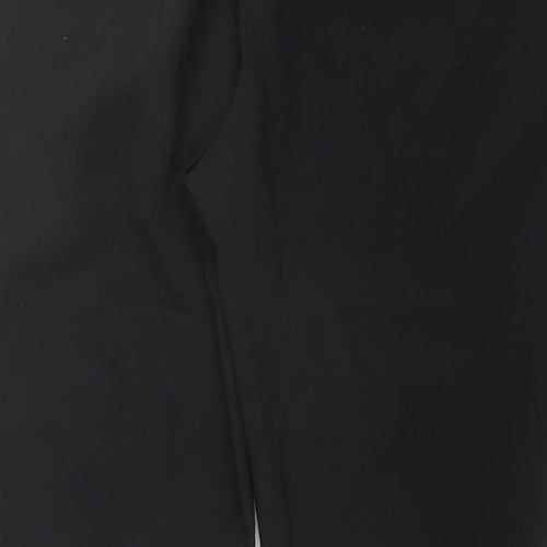 Marks and Spencer Womens Black Polyester Dress Pants Trousers Size 20 L28 in Regular Button