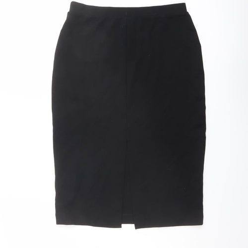 H&M Womens Black Viscose A-Line Skirt Size S