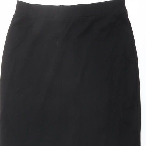 H&M Womens Black Viscose A-Line Skirt Size S