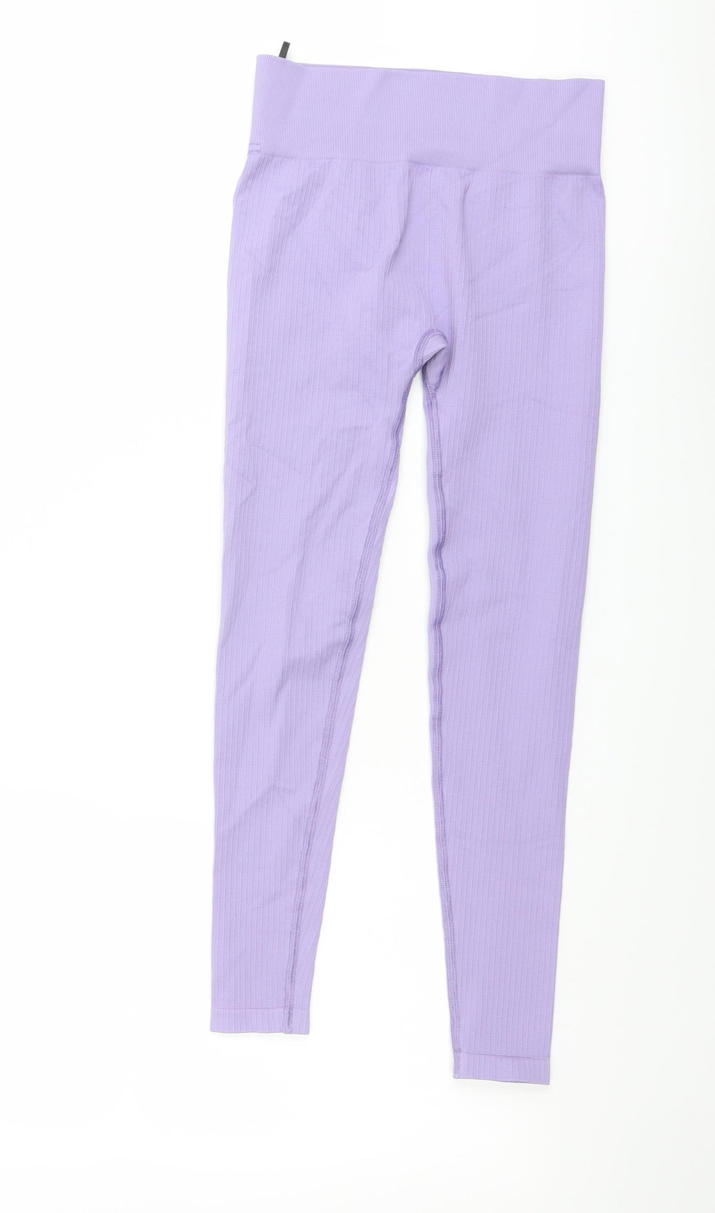 H&M Girls Purple Polyamide Pedal Pusher Trousers Size 9-10 Years Regular Pullover