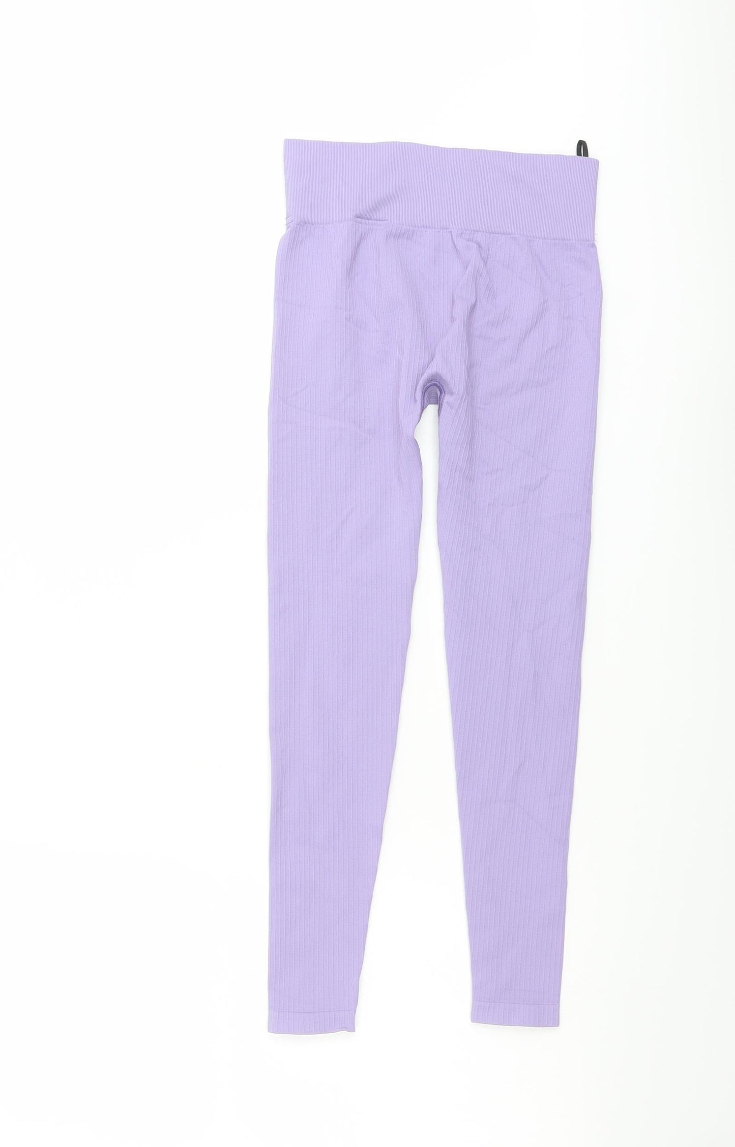 H&M Girls Purple Polyamide Pedal Pusher Trousers Size 9-10 Years Regular Pullover