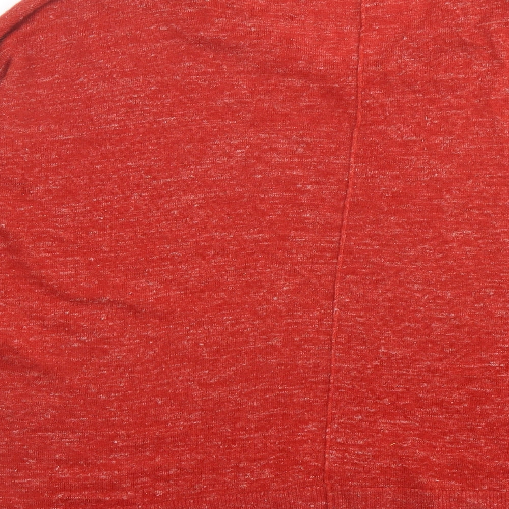 Whistles Womens Red Round Neck Acrylic Pullover Jumper Size XS