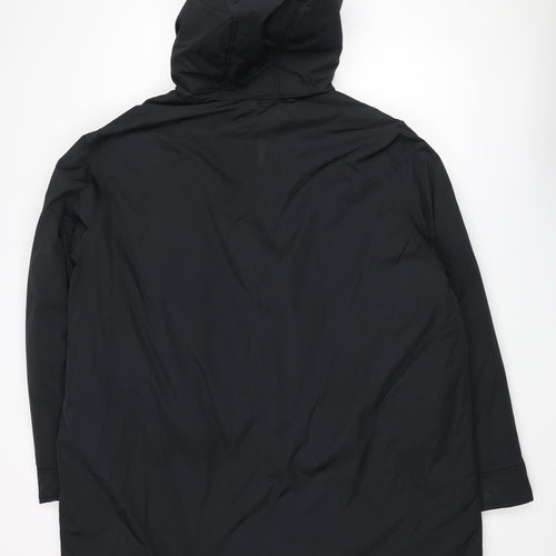 Autograph Mens Black Puffer Jacket Coat Size 3XL Zip