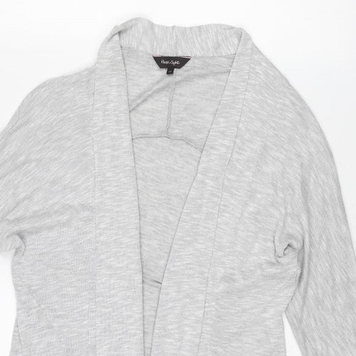 Phase Eight Womens Grey Collared Viscose Cardigan Jumper Size 14