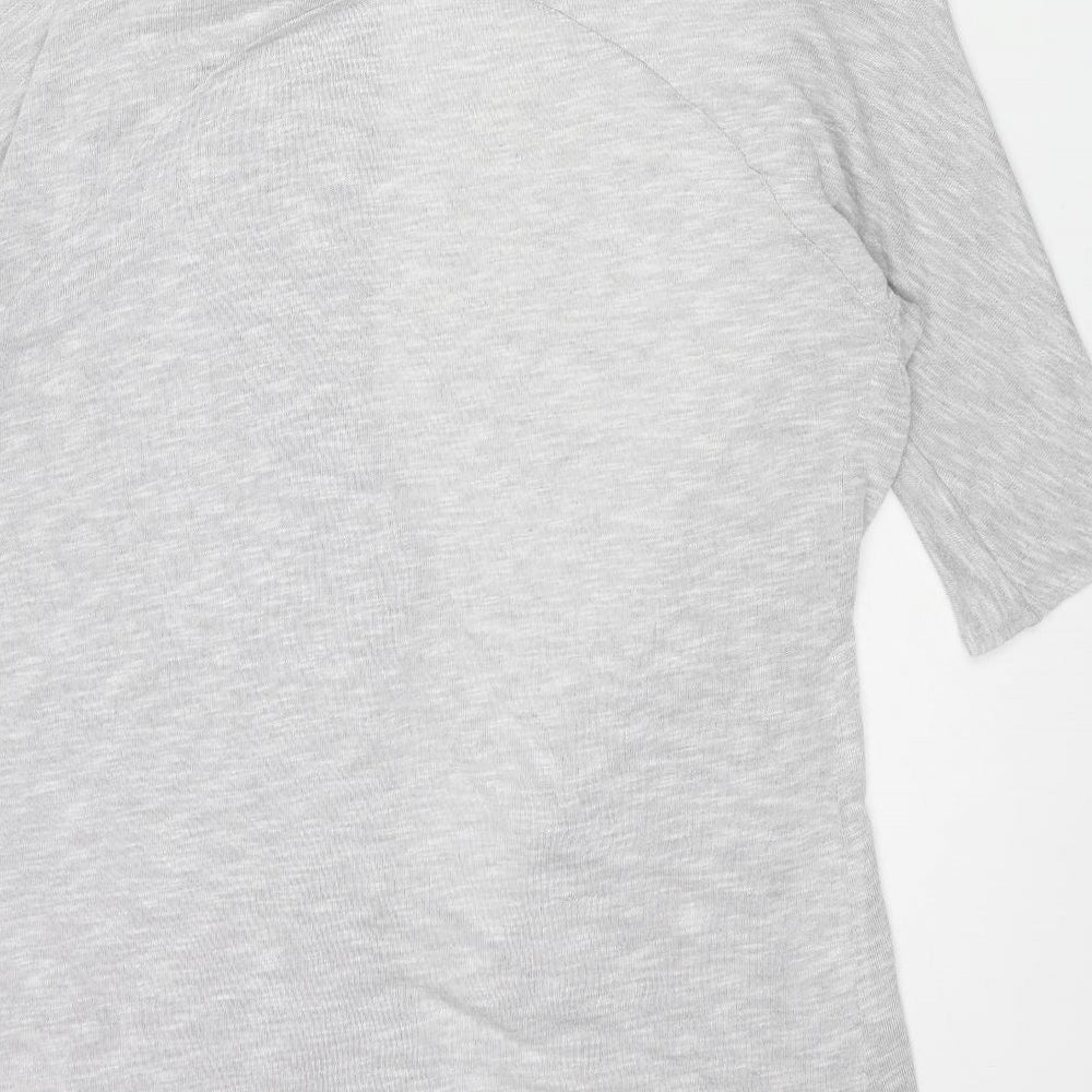 Phase Eight Womens Grey Collared Viscose Cardigan Jumper Size 14