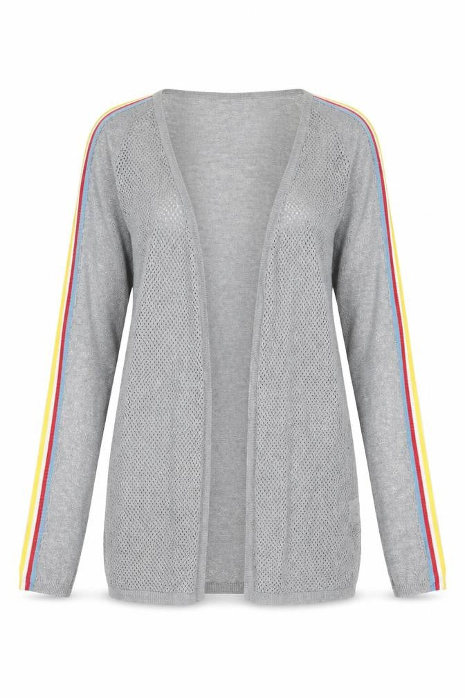 Belldini Womens Grey V-Neck Viscose Cardigan Jumper Size S