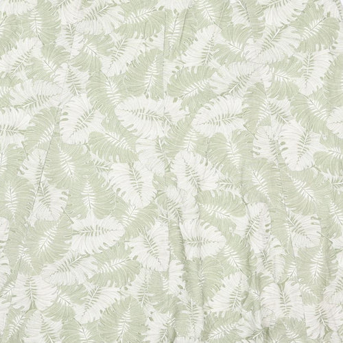 Cotswold Collections Womens Green Geometric Viscose Swing Skirt Size M