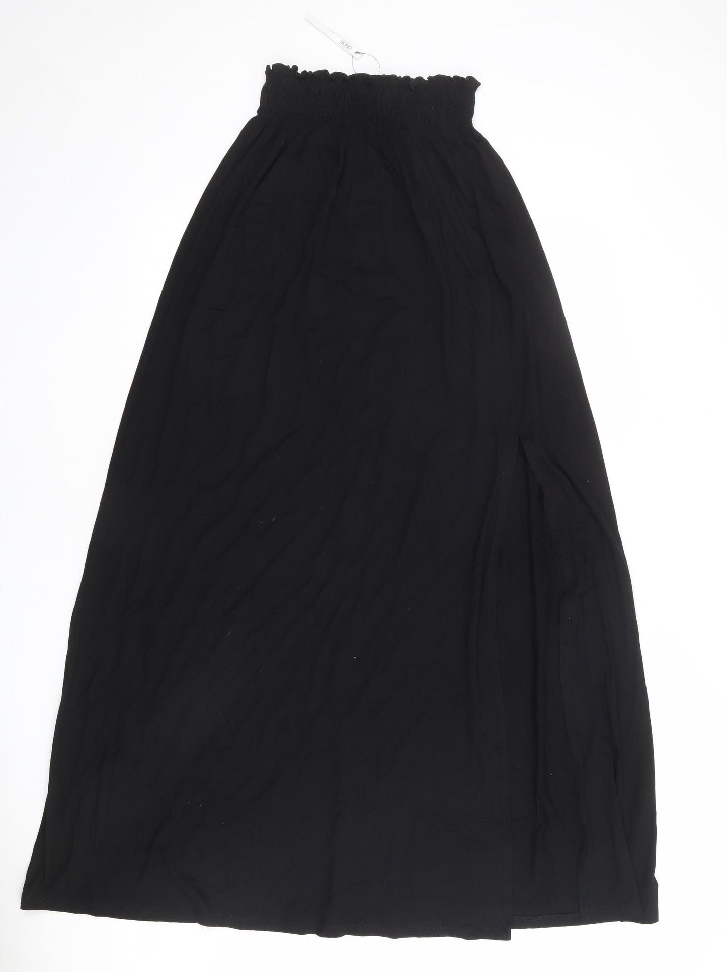 ASOS Womens Black Polyester Maxi Skirt Size 8