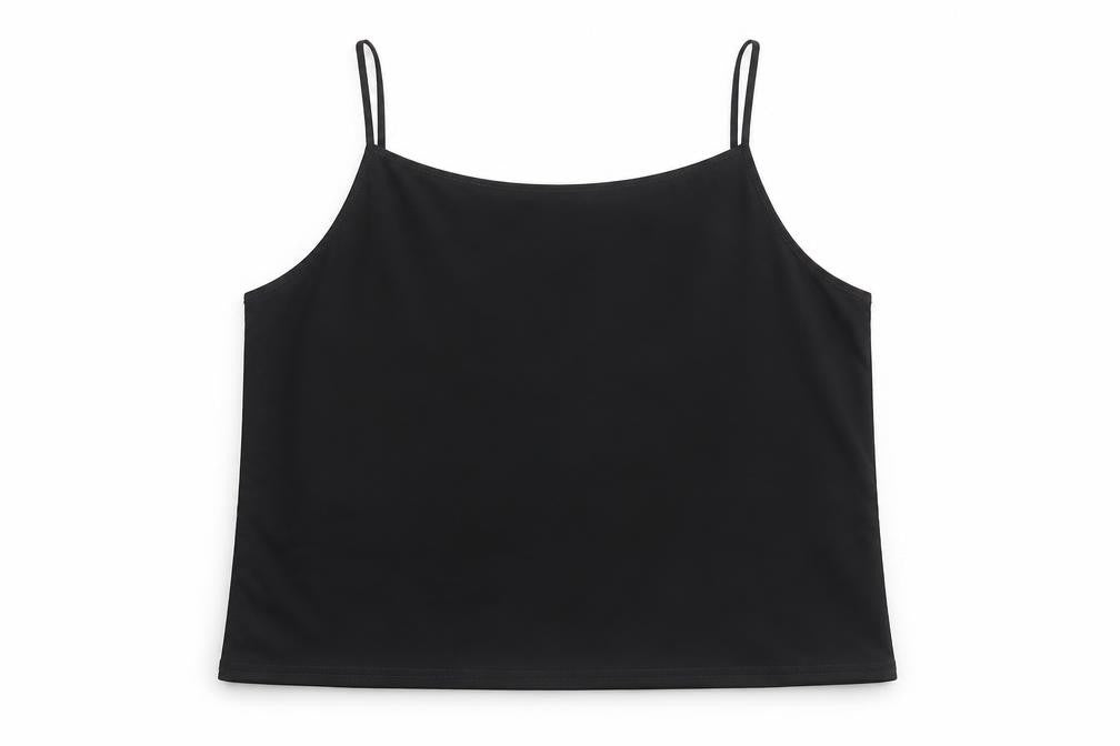 Saloos Womens Black Polyester Camisole Tank Size 2XS Round Neck