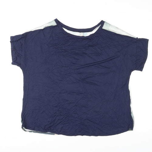 Bellambia Womens Multicoloured Polyester Basic T-Shirt Size XL Round Neck - Bird and Flower