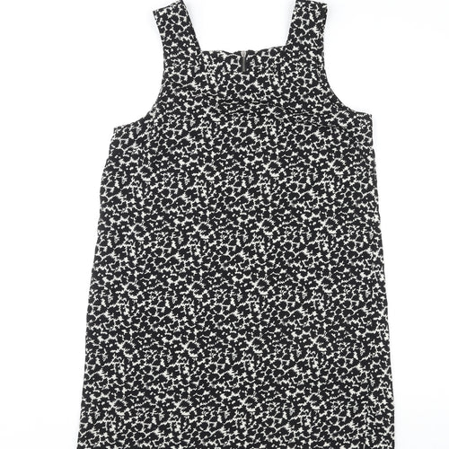 Cooperative Womens Multicoloured Geometric Polyester Basic Tank Size M Square Neck