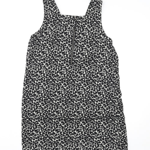 Cooperative Womens Multicoloured Geometric Polyester Basic Tank Size M Square Neck