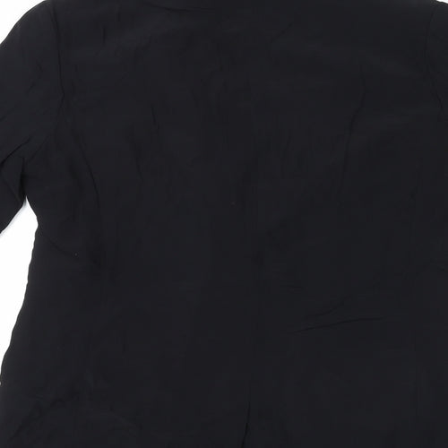 NEXT Womens Black Viscose Jacket Suit Jacket Size 14
