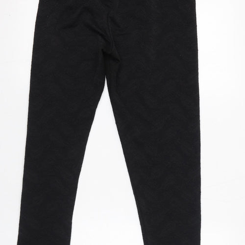 Marks and Spencer Womens Black Polyester Carrot Leggings Size 16 L30 in