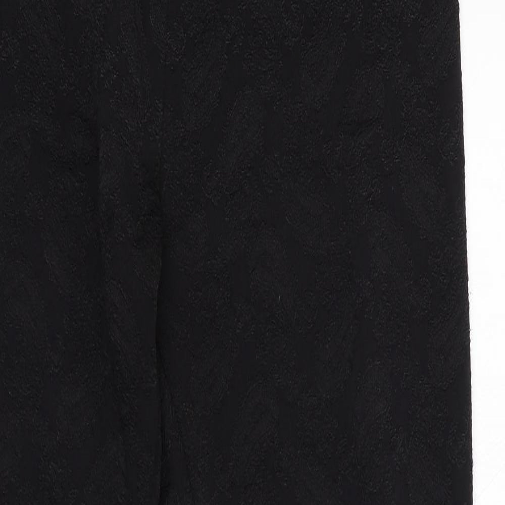 Marks and Spencer Womens Black Polyester Carrot Leggings Size 16 L30 in