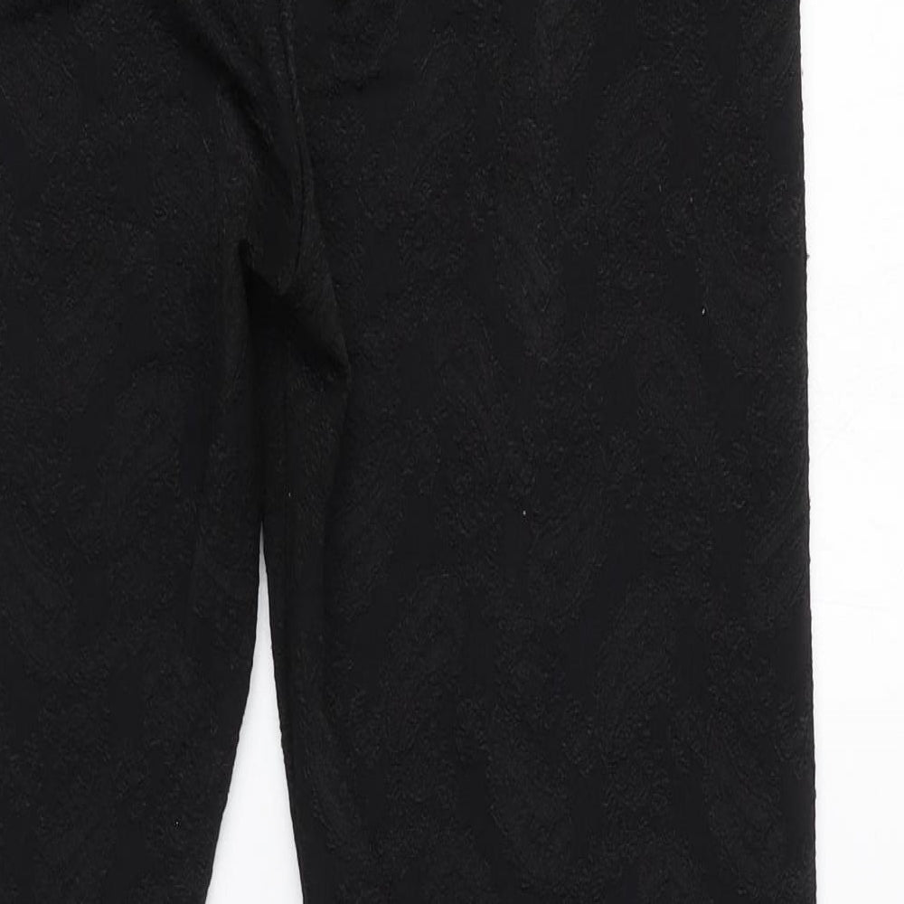 Marks and Spencer Womens Black Polyester Carrot Leggings Size 16 L30 in