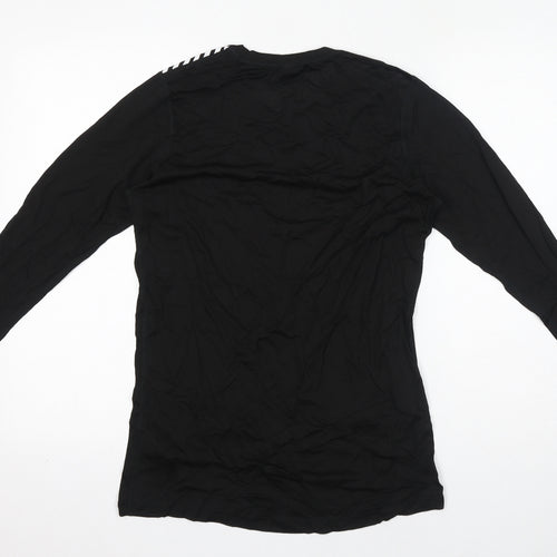 Helly Hansen Womens Black Polypropylene Basic T-Shirt Size XL Round Neck Pullover