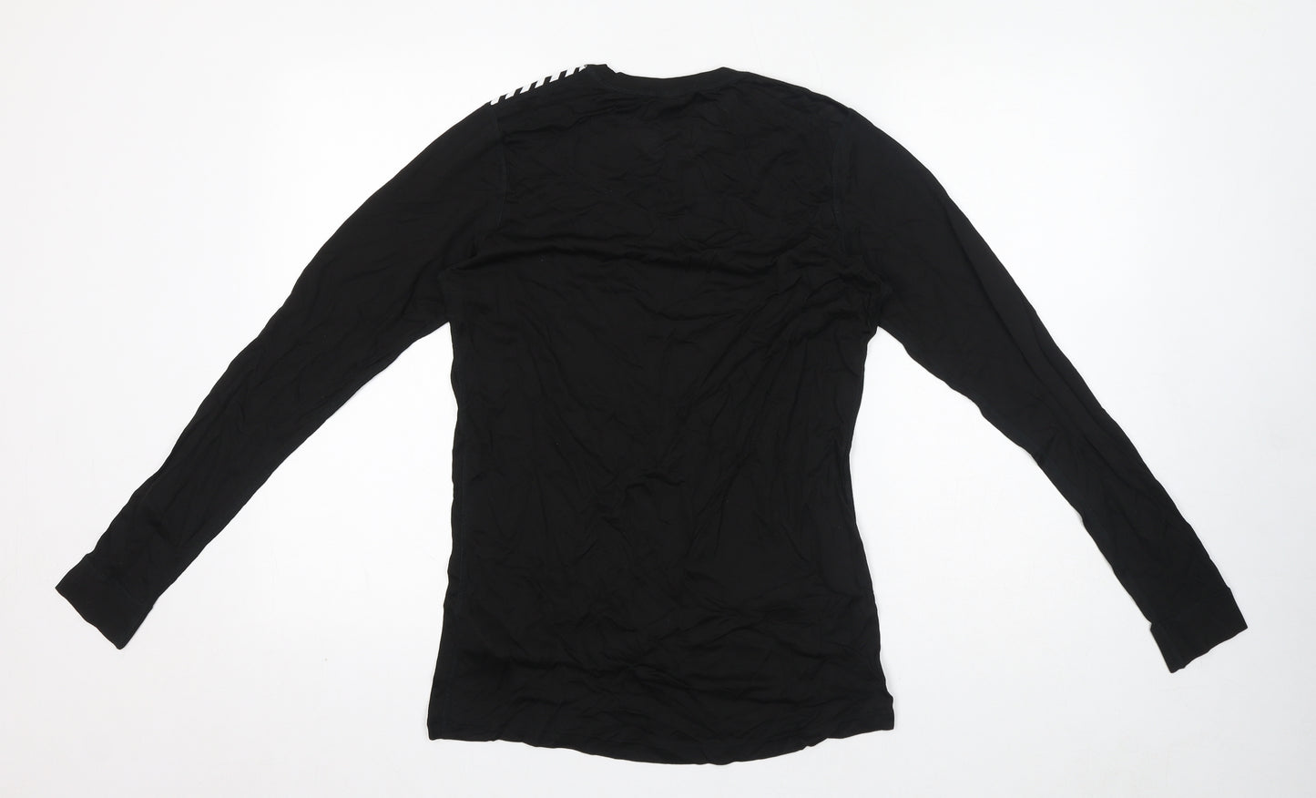 Helly Hansen Womens Black Polypropylene Basic T-Shirt Size XL Round Neck Pullover