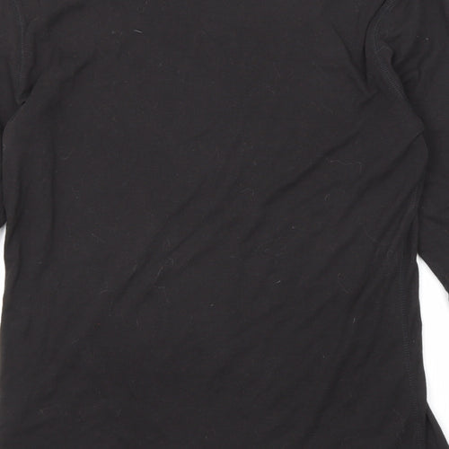 Tommy Jeans Mens Black Cotton T-Shirt Size XL Crew Neck