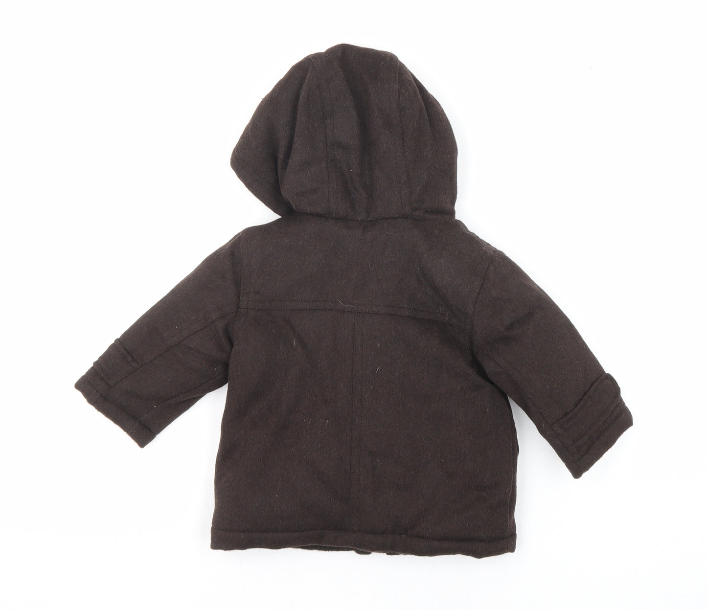 Jasper Conran Boys Brown Basic Coat Coat Size 3-6 Months Tie