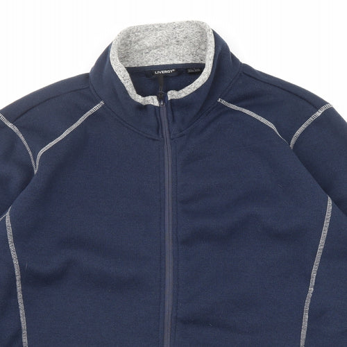 Livergy Mens Blue Jacket Size 2XL Zip