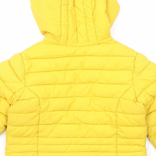 Joules Boys Yellow Basic Coat Coat Size 2 Years Zip