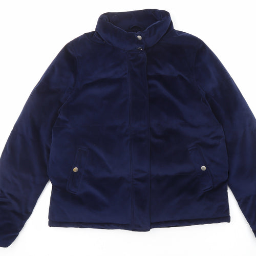 QED London Womens Blue Jacket Size 10 Zip