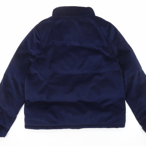 QED London Womens Blue Jacket Size 10 Zip