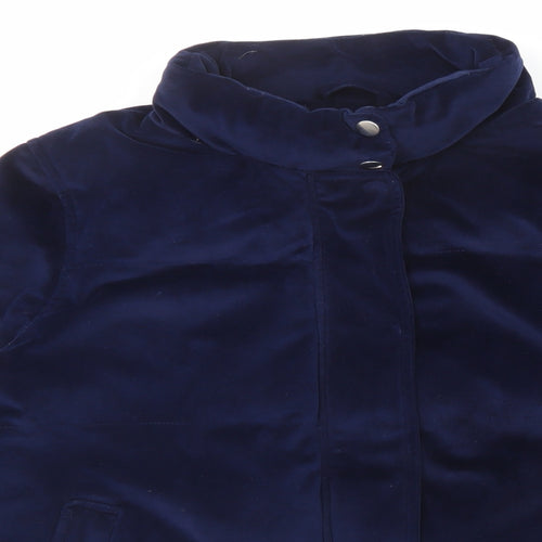 QED London Womens Blue Jacket Size 10 Zip