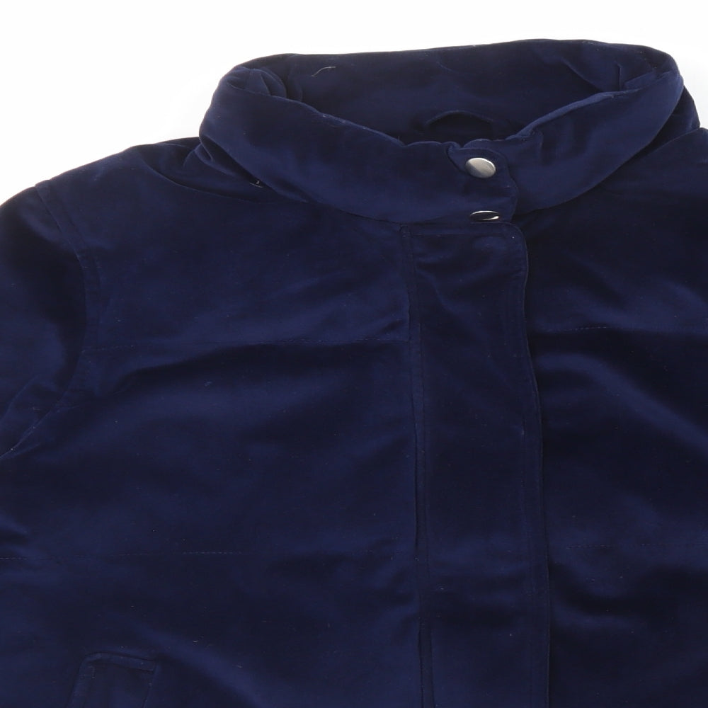 QED London Womens Blue Jacket Size 10 Zip
