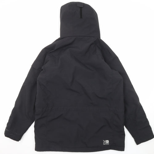 Karrimor Mens Black Windbreaker Coat Size L Zip