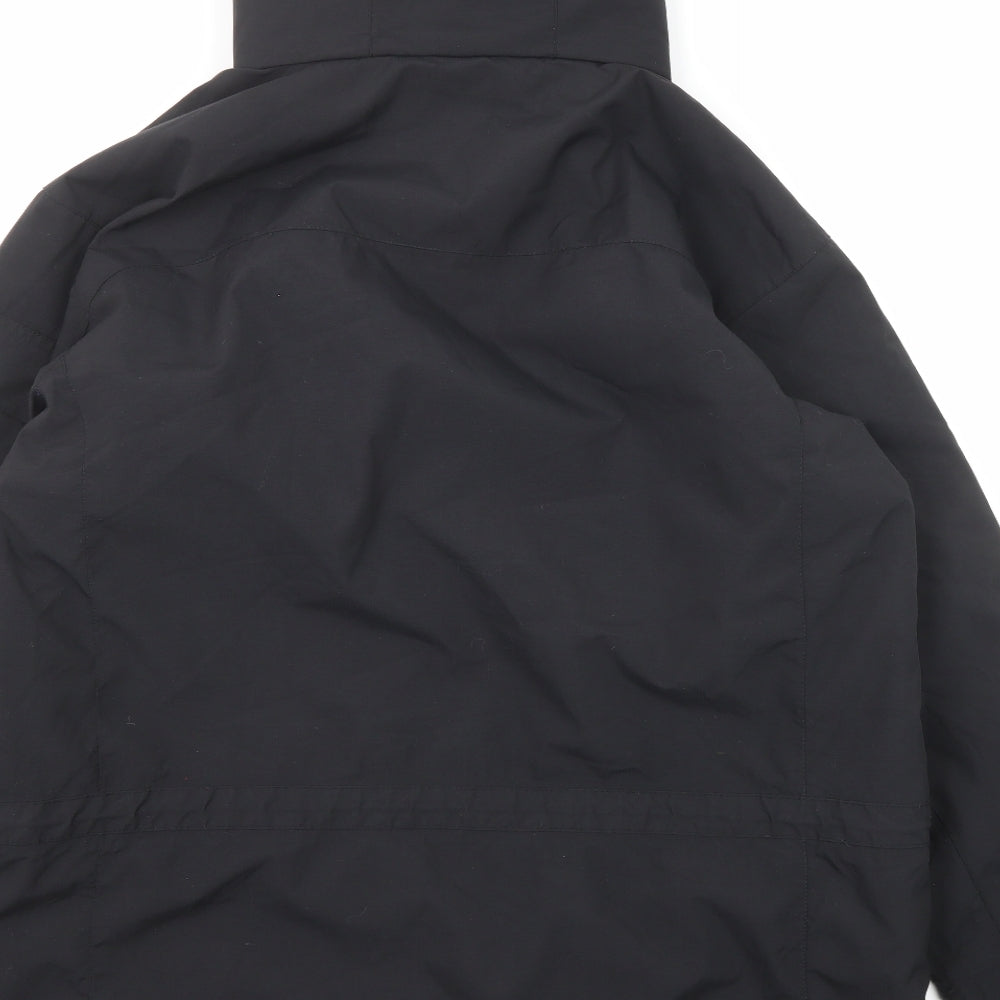 Karrimor Mens Black Windbreaker Coat Size L Zip
