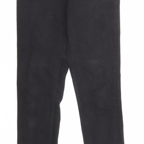 Denim & Co. Womens Black Cotton Skinny Jeans Size 10 L29 in Regular Zip